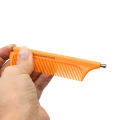 Hair Brush Metal Pin Tail Combs Hairdressing Barber Tool Flexible Comb